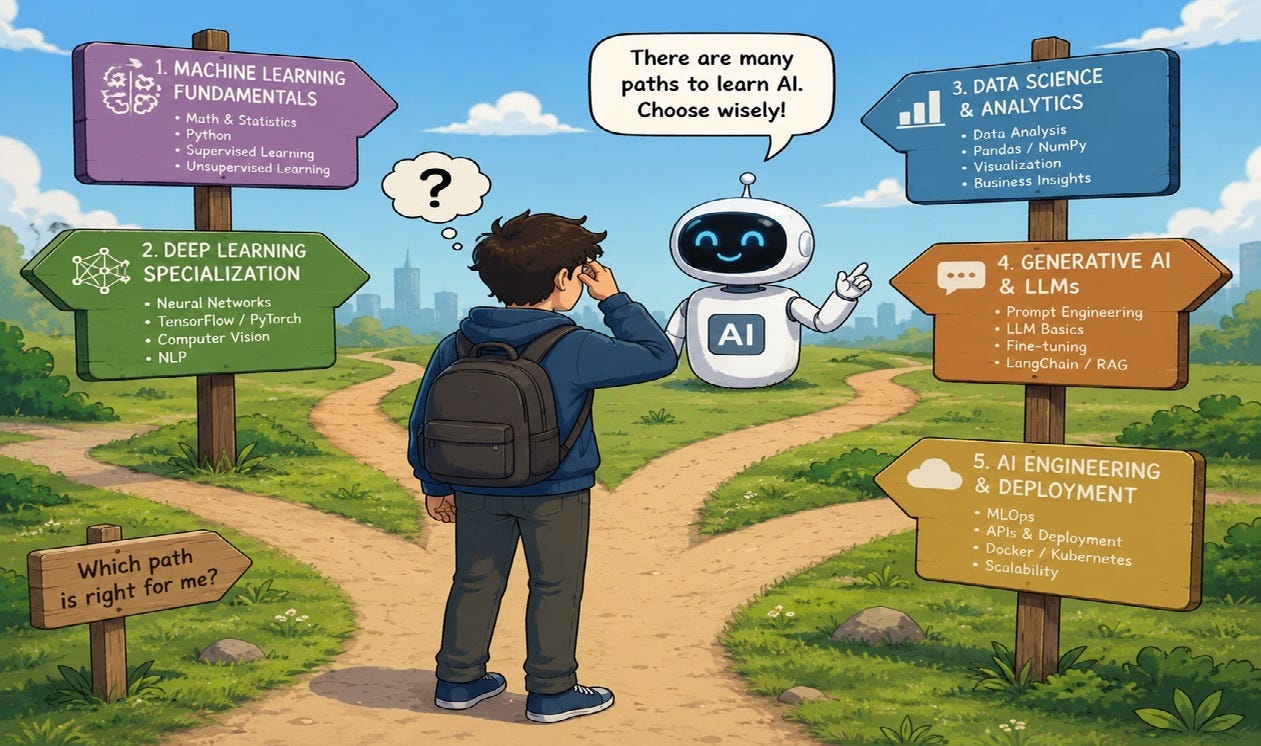 Which AI Path Should You Choose? A Simple Guide for Students and Graduates