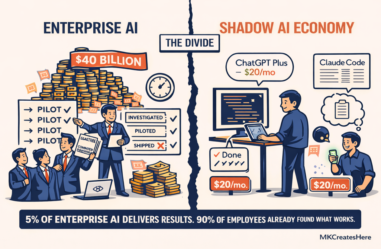 Inside the Shadow AI Economy: Why Employees Choose Personal AI Tools Over Company Tools