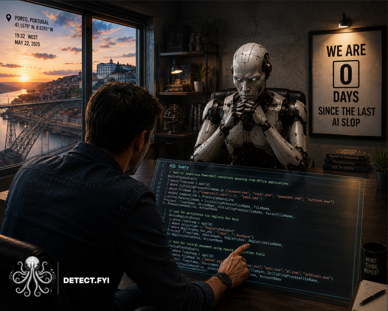 Testing AI Threat Hunting against Real-World KQL: A Side-by-Side Test