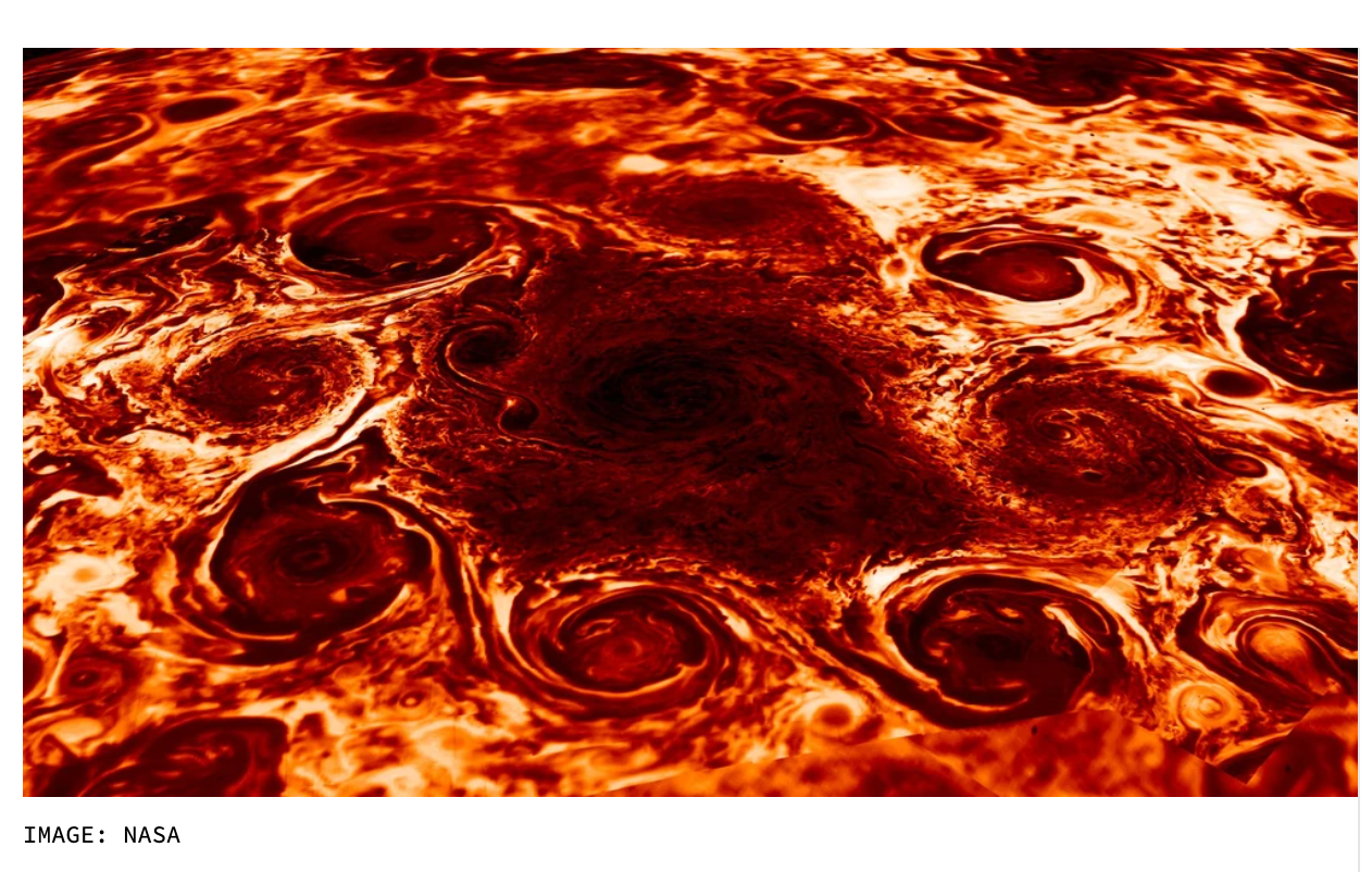 Scientists Baffled By Polygons On Jupiter