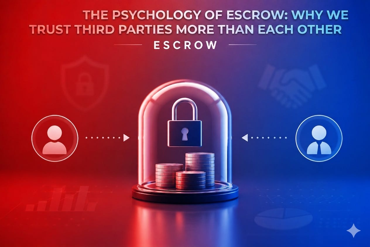 The Psychology of Escrow: Why We Trust Third Parties More Than Each Other