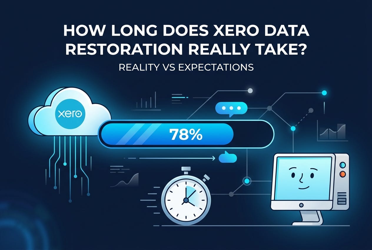 How Long Does Xero Data Restoration Really Take?