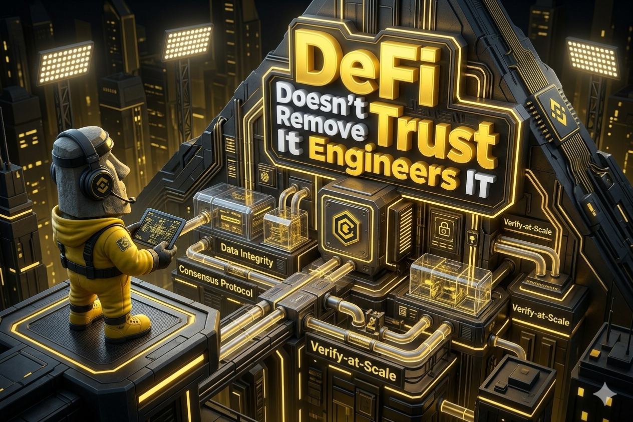 DeFi Doesn’t Remove Trust — It Engineers It