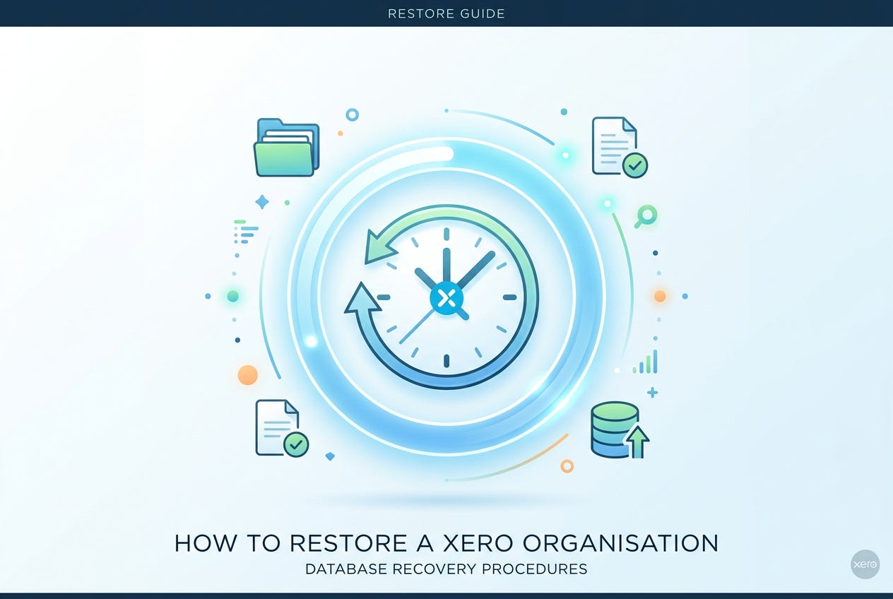How to Restore a Xero Organisation After Accidental Deletion