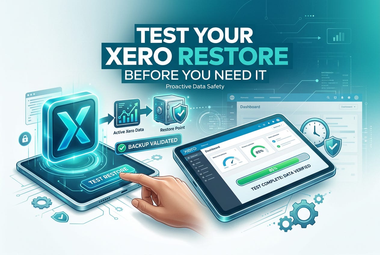 Why Testing Your Xero Restore Is as Important as the Backup Itself