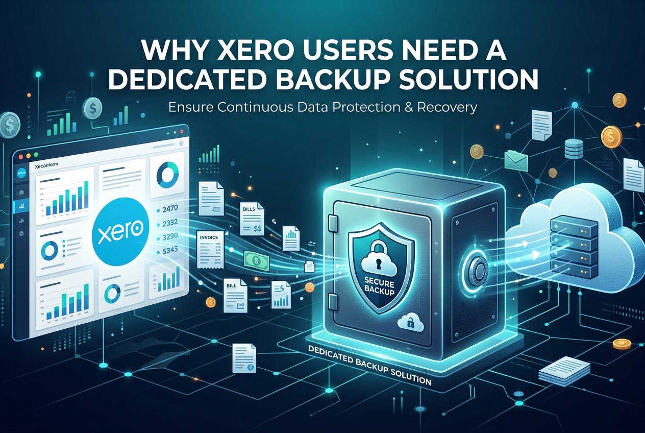 Why Xero Users Need a Dedicated Backup and Recovery Solution
