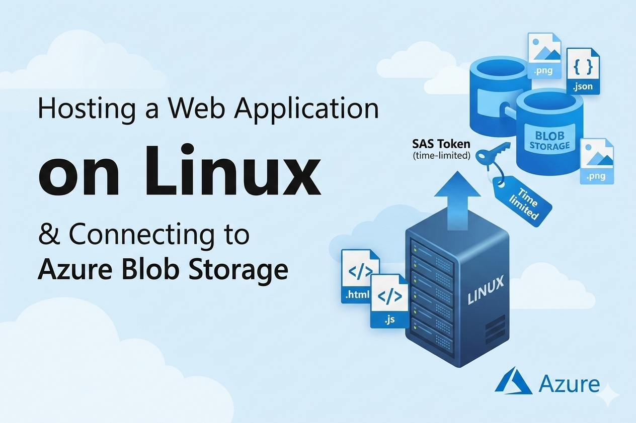 Hosting a Web Application on Linux and Connecting to Azure Blob Storage via SAS Tokens
