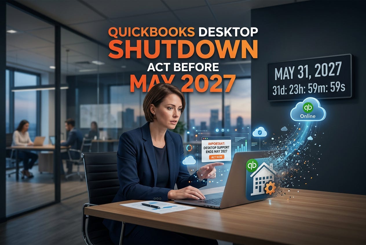 QuickBooks Desktop Shutdown Deadline: What Every Accounting Firm Needs to Do Before May 2027