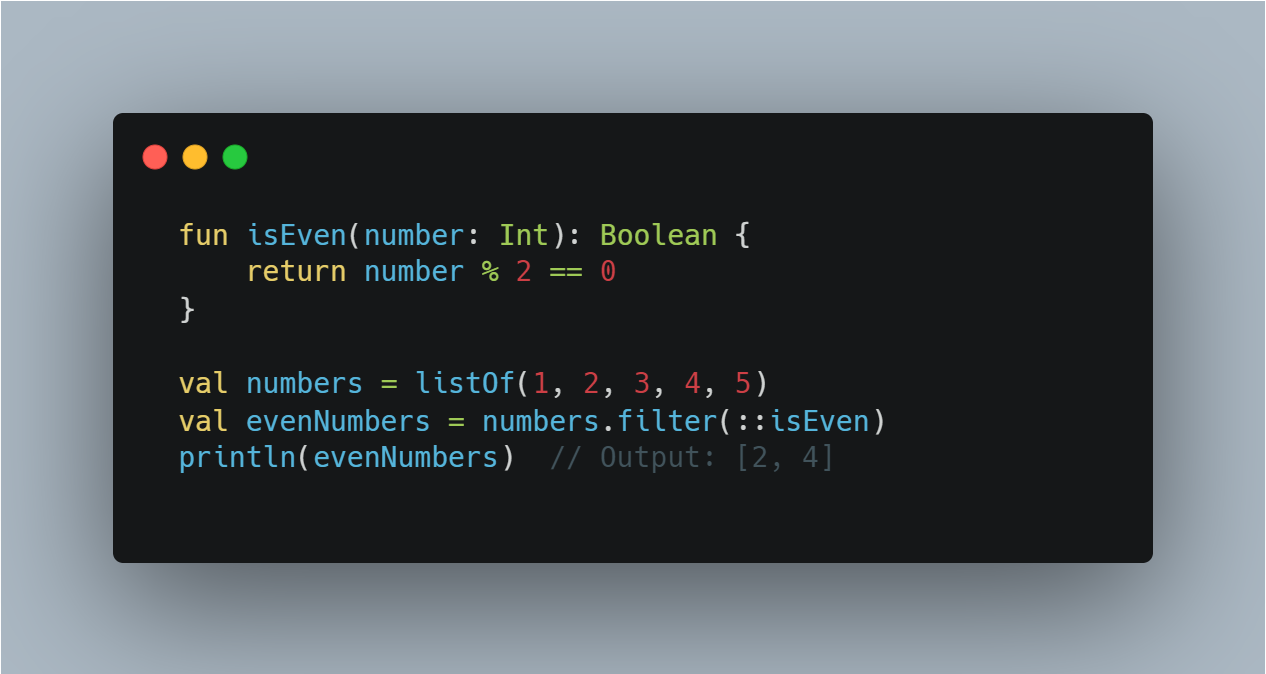 Understanding the :: Operator in Kotlin: The Callable Reference Operator