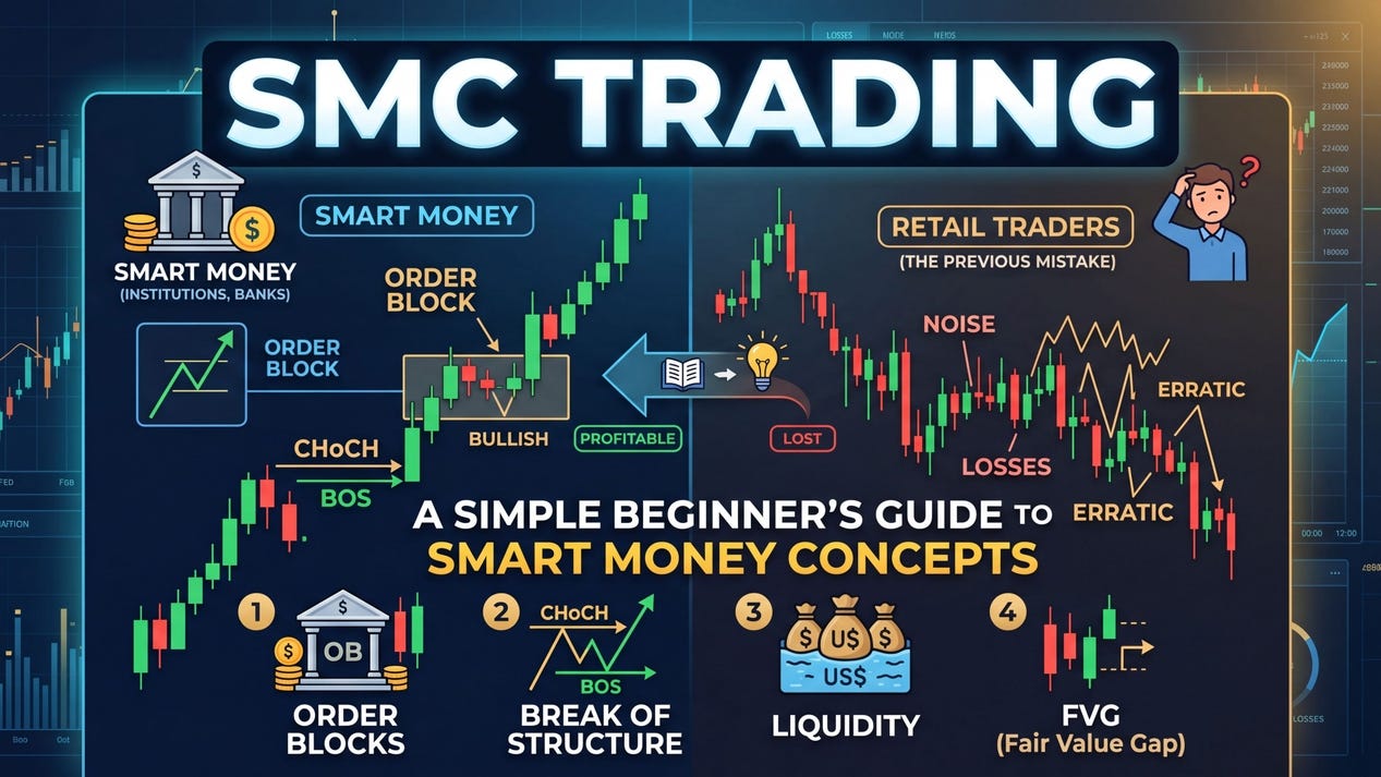 SMC Trading: A Simple Beginner’s Guide to Smart Money Concepts