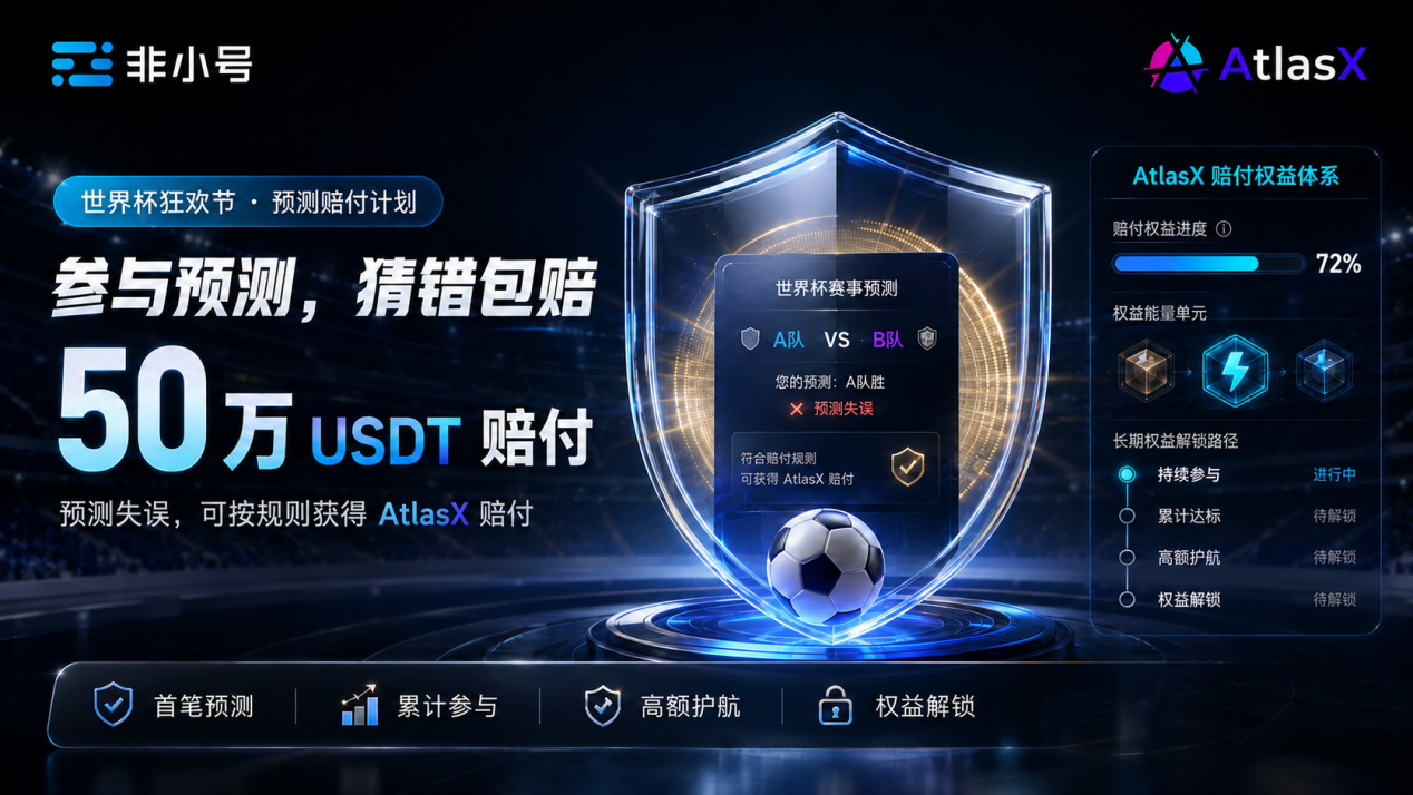 非小号联合AtlasX Protocol推出世界杯狂欢节：1,000,000 USDT奖池上线
