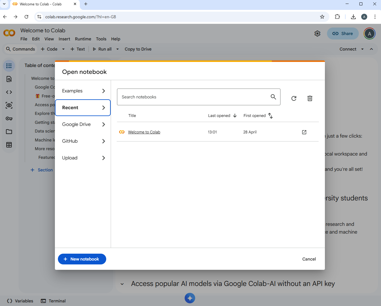 ✨Criando uma Inteligência Artificial Bebê no Google Colab.