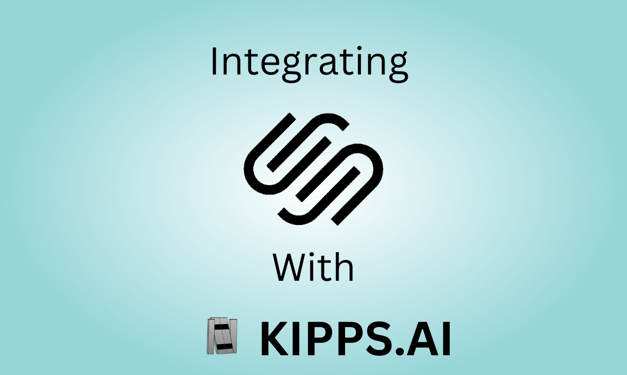 Kipps.AI integration with Squarespace