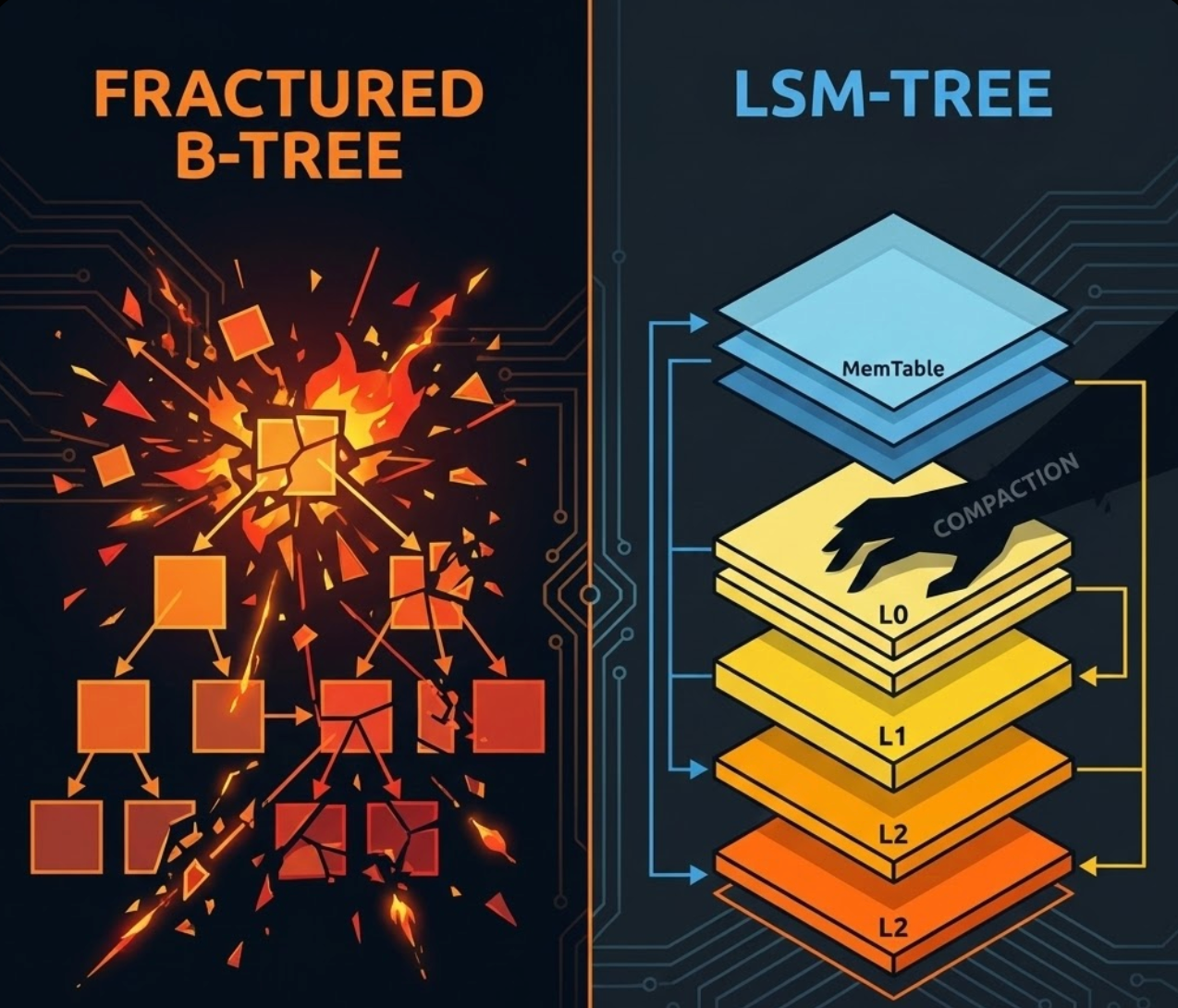 B-Trees vs. LSM-Trees: Why Your Choice of DB is Failing