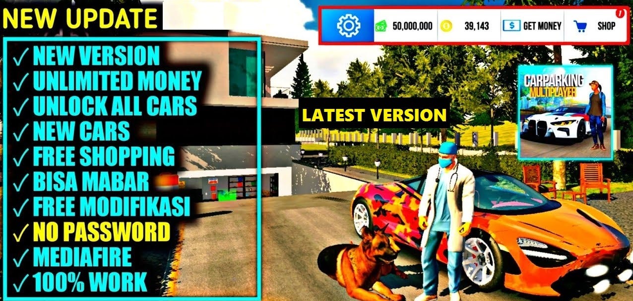 Latest Version Car Parking Multiplayer Mod Apk Download
