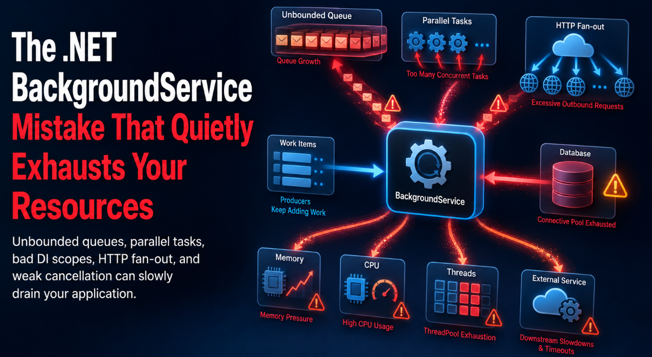 The BackgroundService Mistake That Quietly Exhausts Your Resources