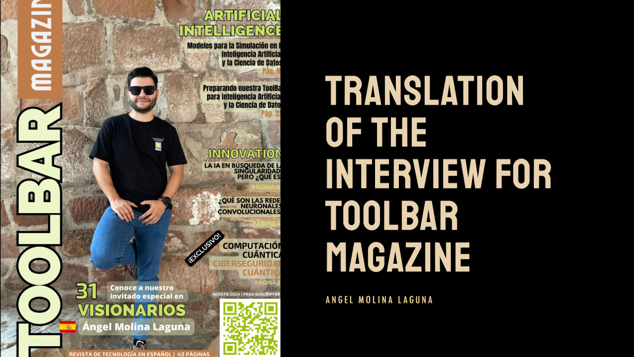 INTERVIEW FOR TOOLBAR MAGAZINE