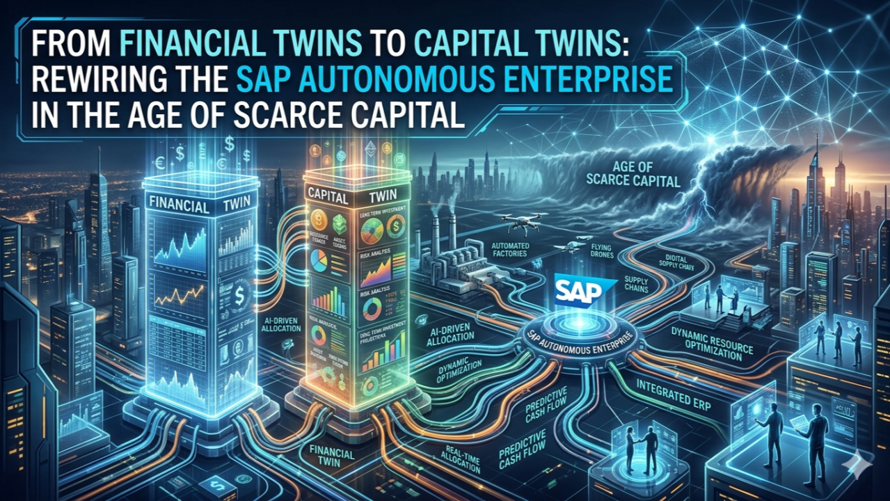 From Financial Twins to Capital Twins: Rewiring the SAP Autonomous Enterprise in the Age of Scarce…