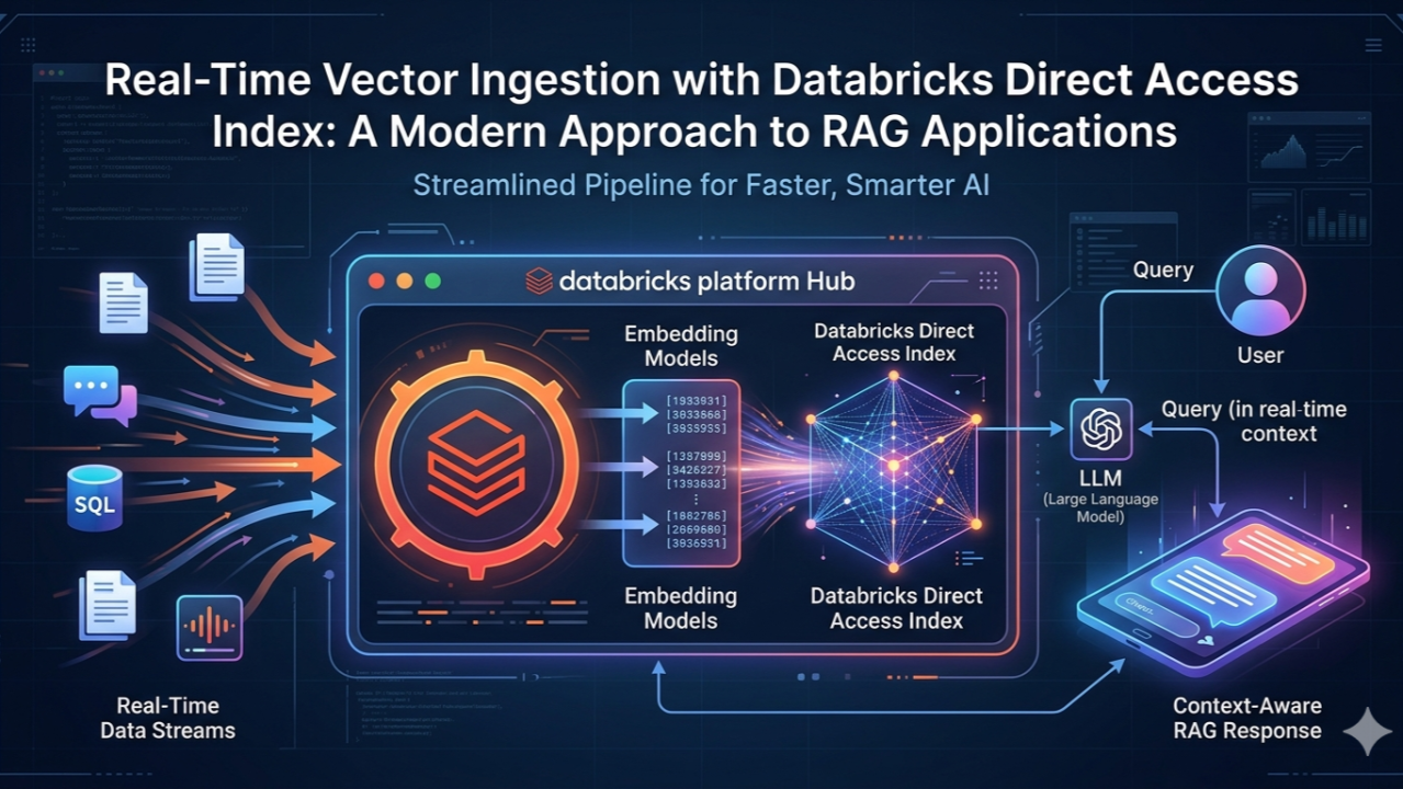 Real-Time Vector Ingestion with Databricks Direct Access Index: A Modern Approach to RAG…