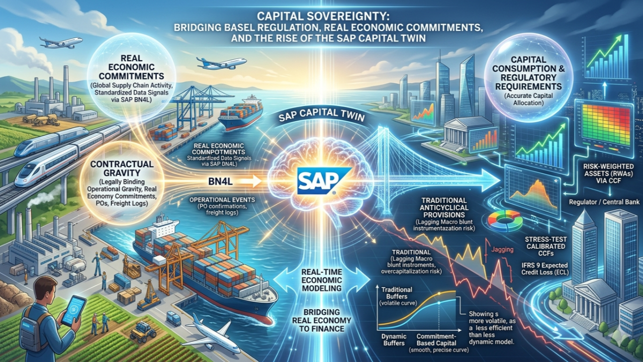 Contractual Gravity, Basel Transformation, and the Rise of the SAP Capital Twin
