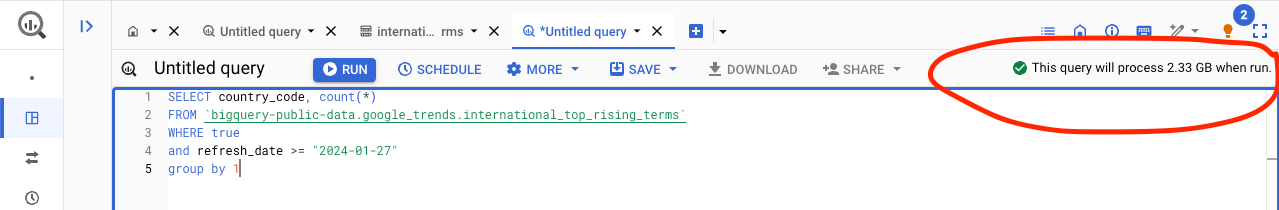 BigQuery: The Power of Data Processing Estimates