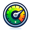 Logo of the Chrome extension SpeedMeter