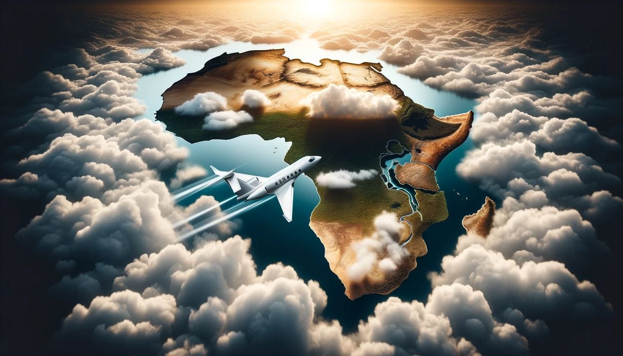 Ultra Long-Range Private Jets in AFRICA