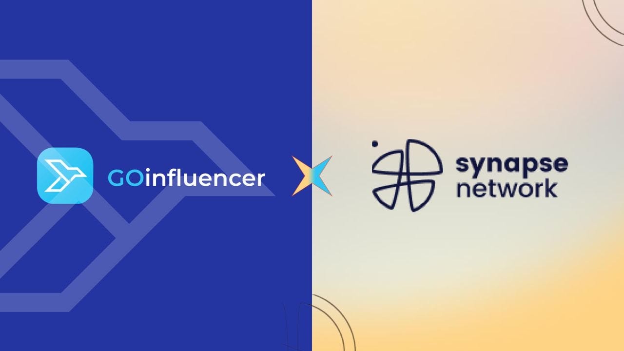 GOinfluencer Partnership Announcement with Synapse Network