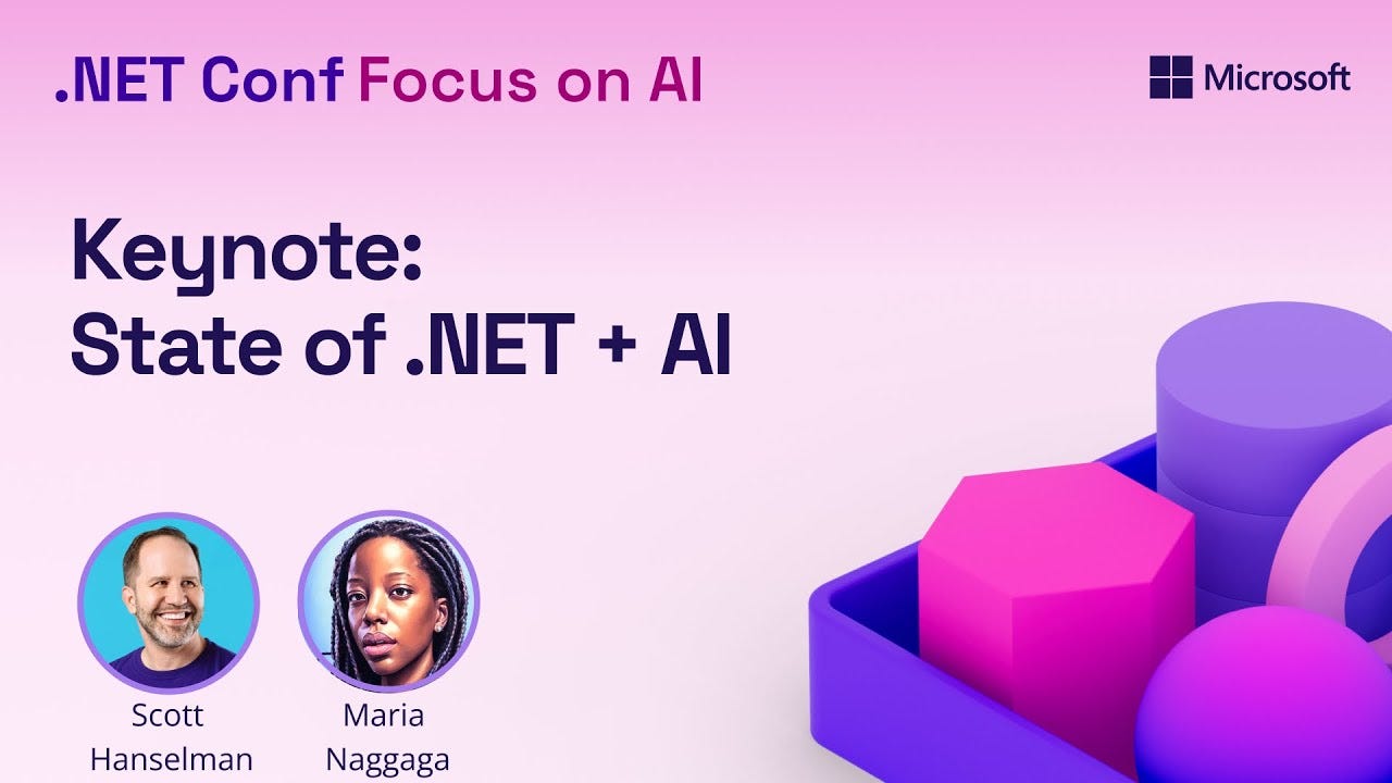 .NET Conf 2024  Keynote: State of .NET + AI