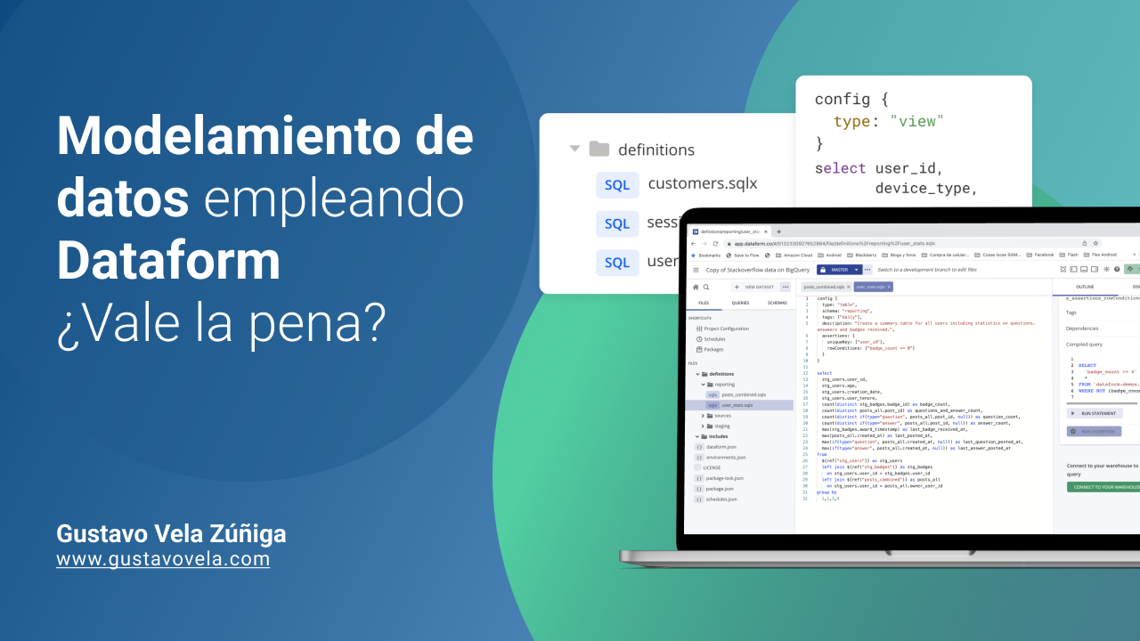 Modelamiento de datos con SQL y Dataform ¿Vale la pena?