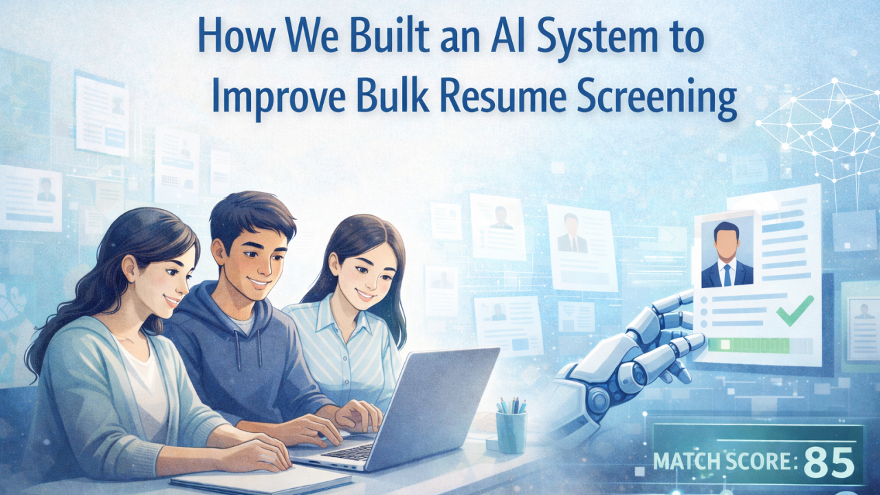 How We Built an AI System to Improve Bulk Resume Screening — Story of Final Project