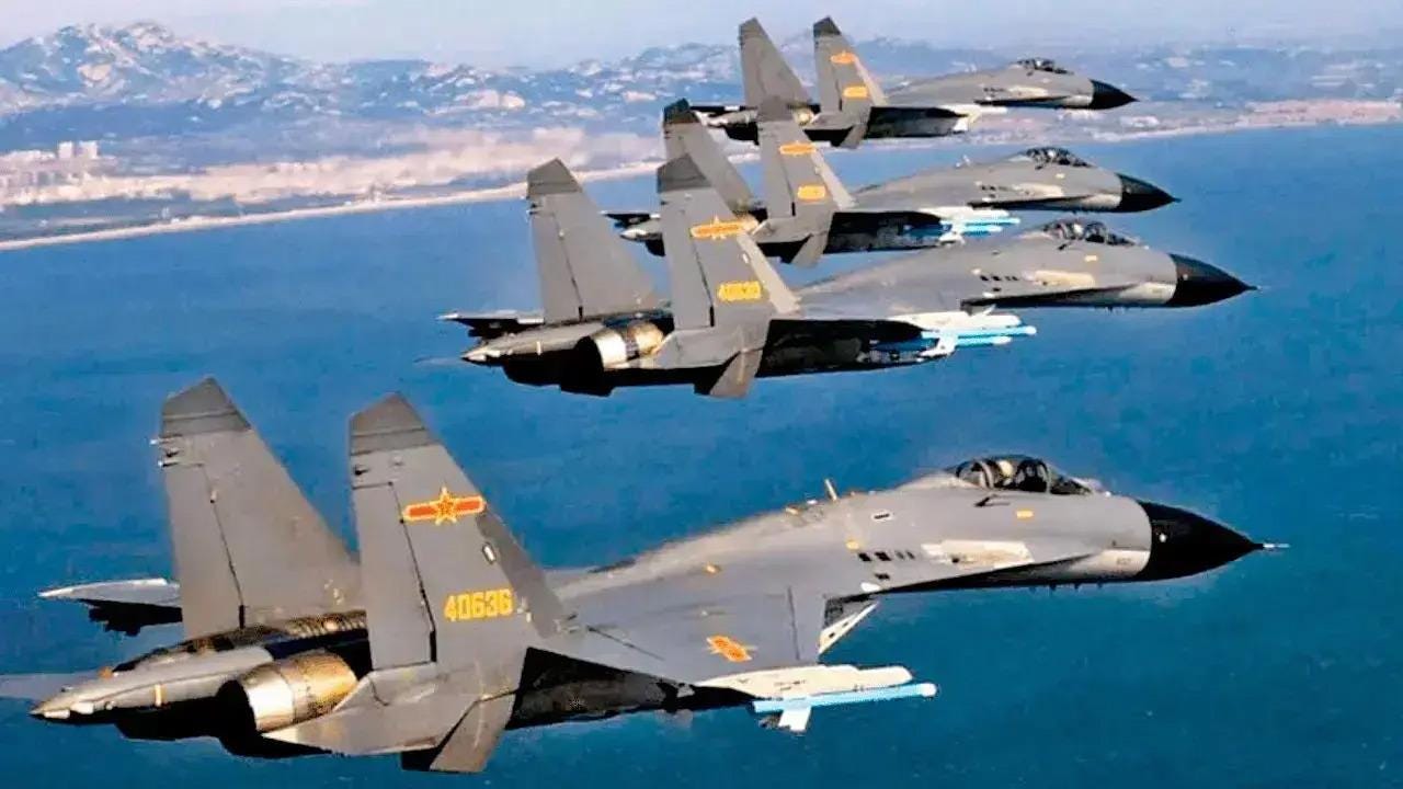Taiwan detects 2 Chinese aircraft 5 naval vessels around territory