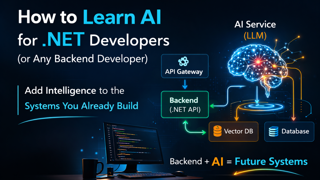 How to Learn AI for .NET Developers (or Any Backend Developer)