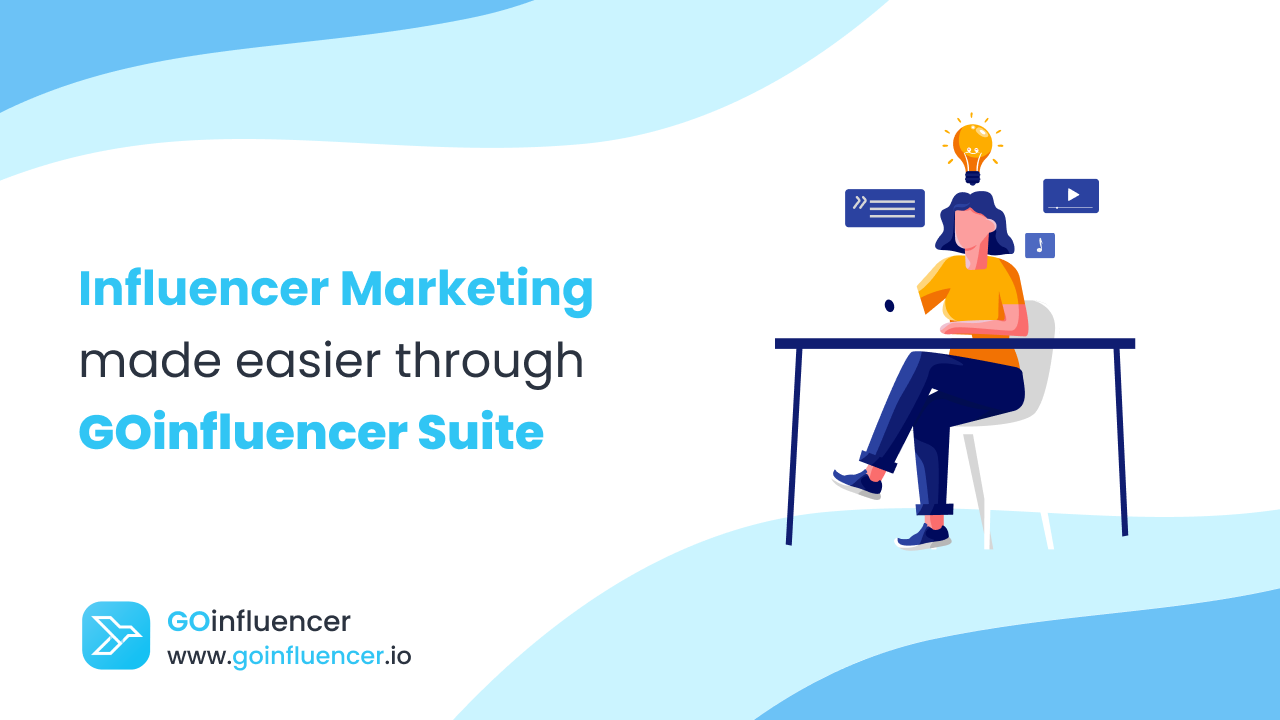 Influencer Marketing made easier through GOinfluencer Suite