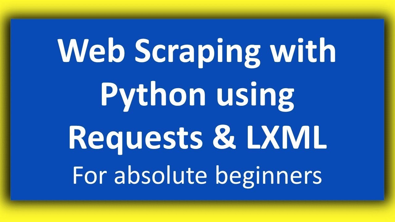Easy Web Scraping With Python lxml