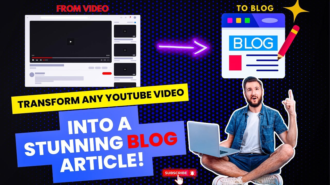 AI Solution To Transform YouTube Into Blog Articles