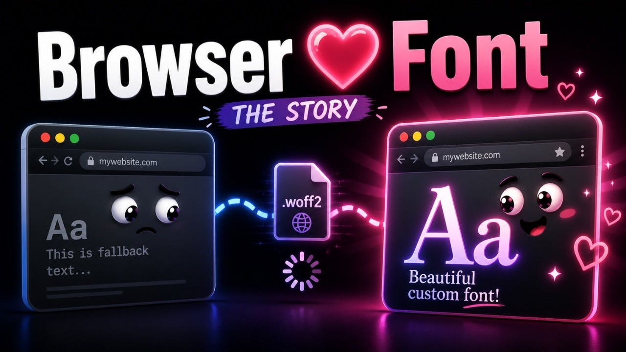 FOIT vs FOUT: How Browsers Really Load Web Fonts — Frontend Master