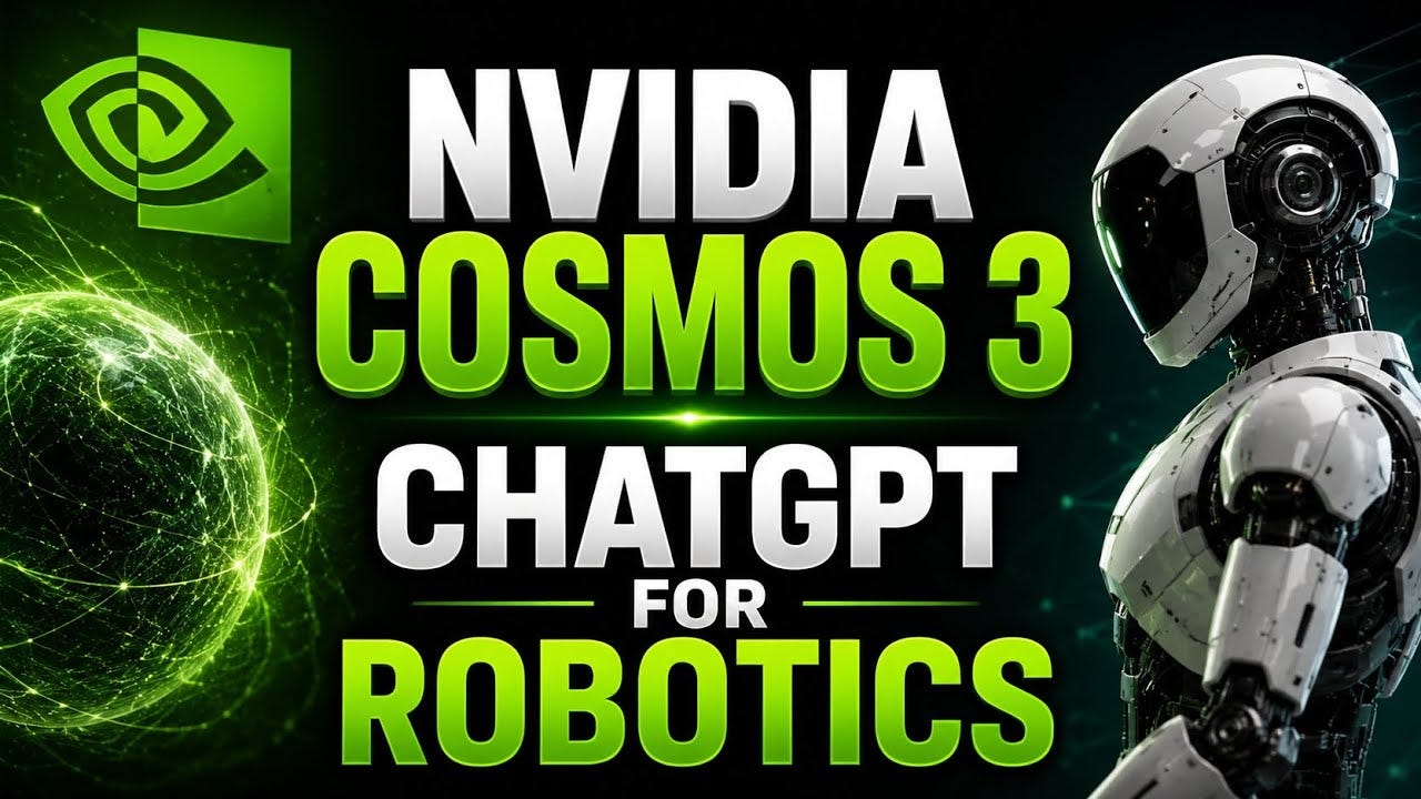 NVIDIA Cosmos 3 Might Be the Beginning of Physical AI