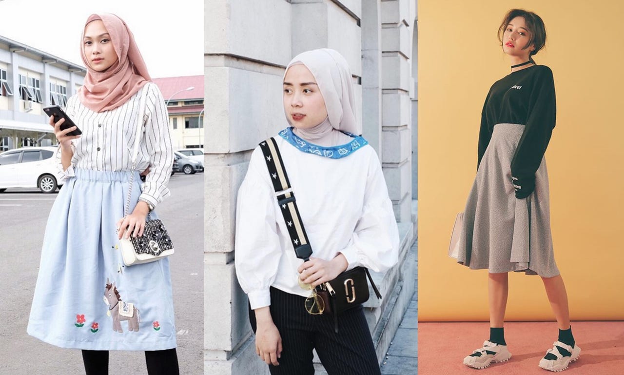 Korean Style Untuk Hijab Fashion Lihat Inspirasinya Yuk