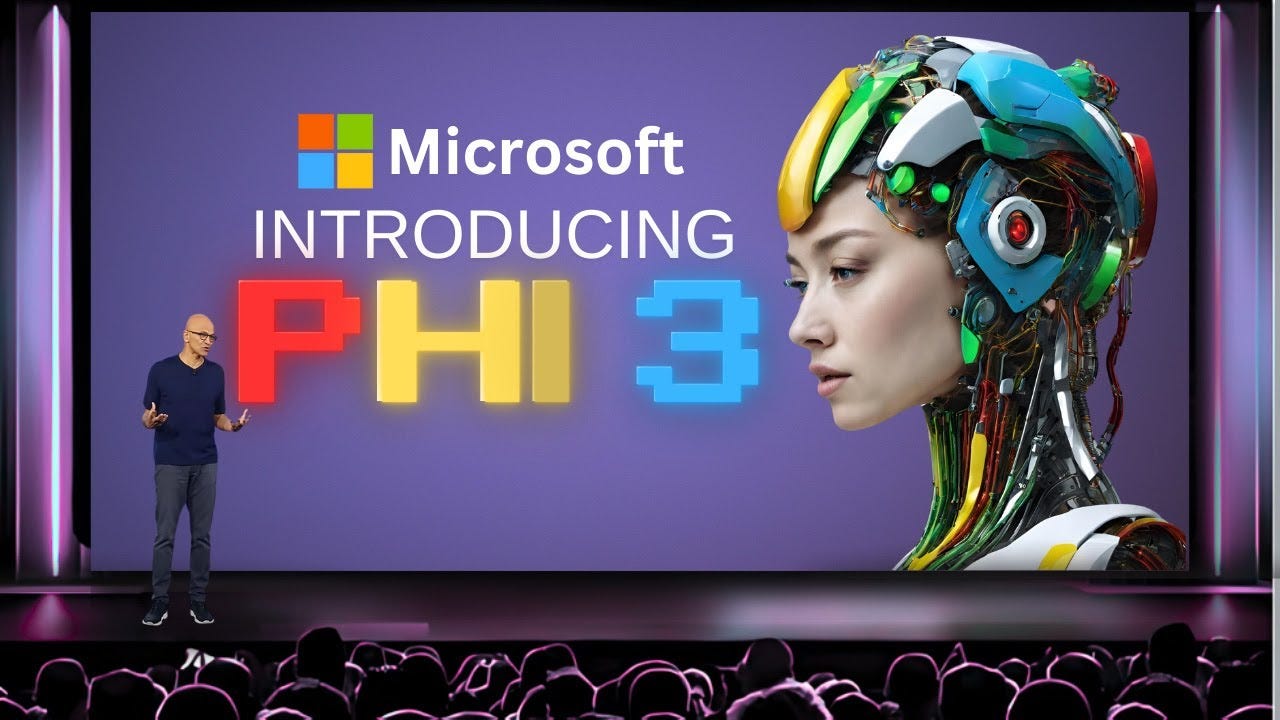 Microsoft Phi-3 Mini: Highly capable language model running locally on a cell-phone.