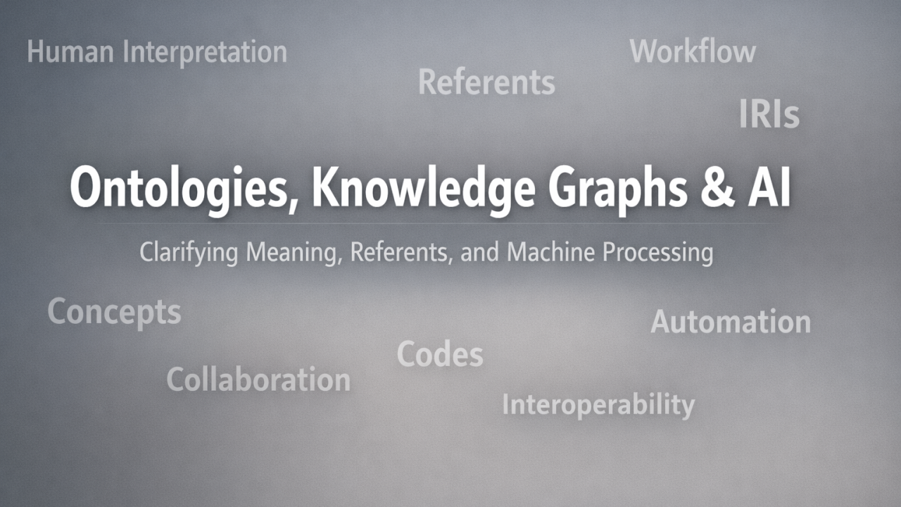 Understanding the Real Role of Ontologies, Knowledge Graphs & AI