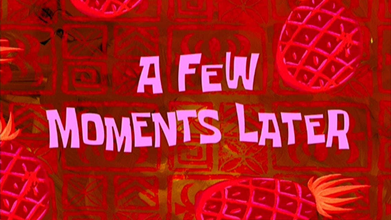 a few moments later…