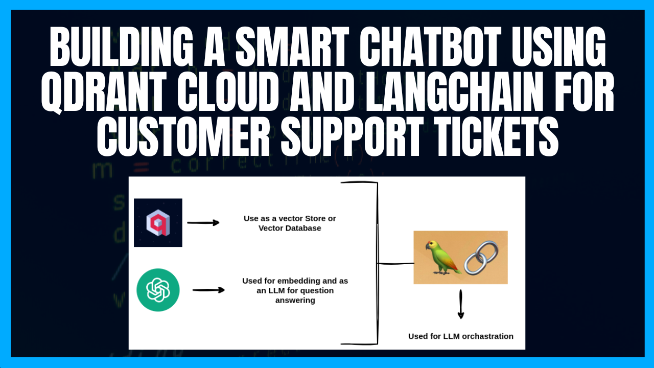 Building a Smart Chatbot Using Qdrant Cloud and LangChain for Customer Support Tickets