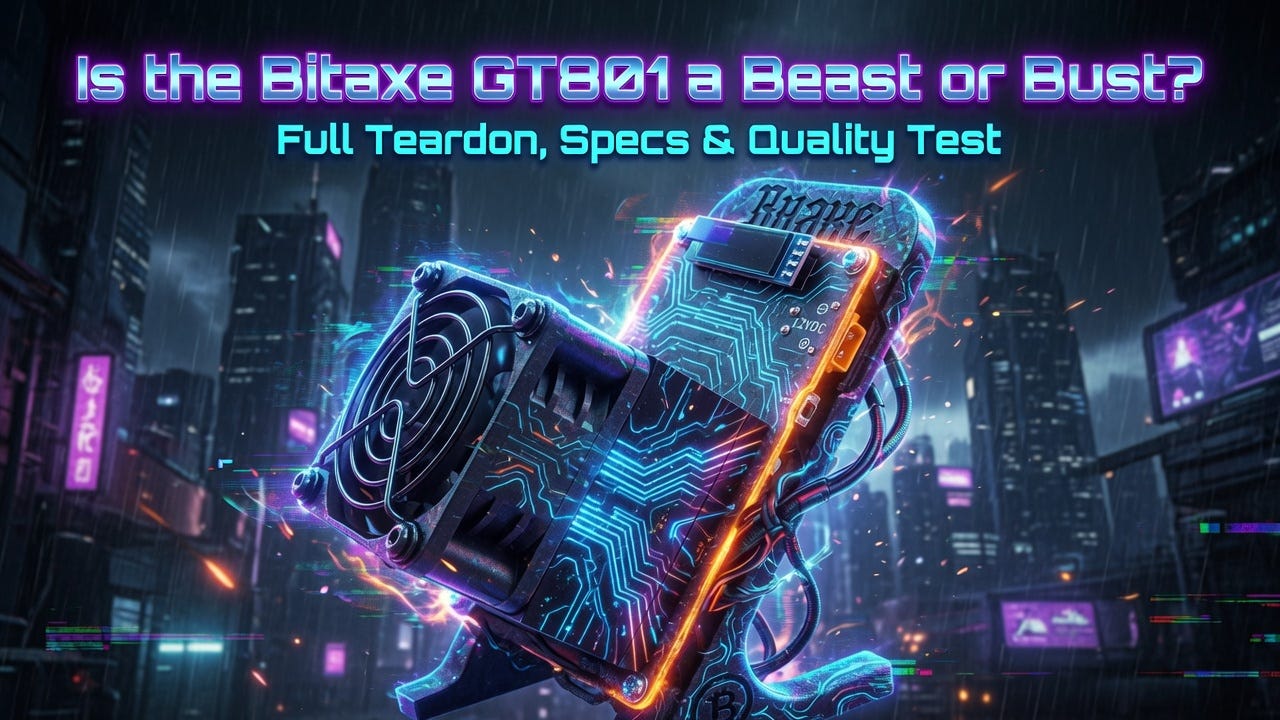 Is the Bitaxe GT801 a Beast or Bust? My Full Teardown, Specs, and Honest Thoughts
