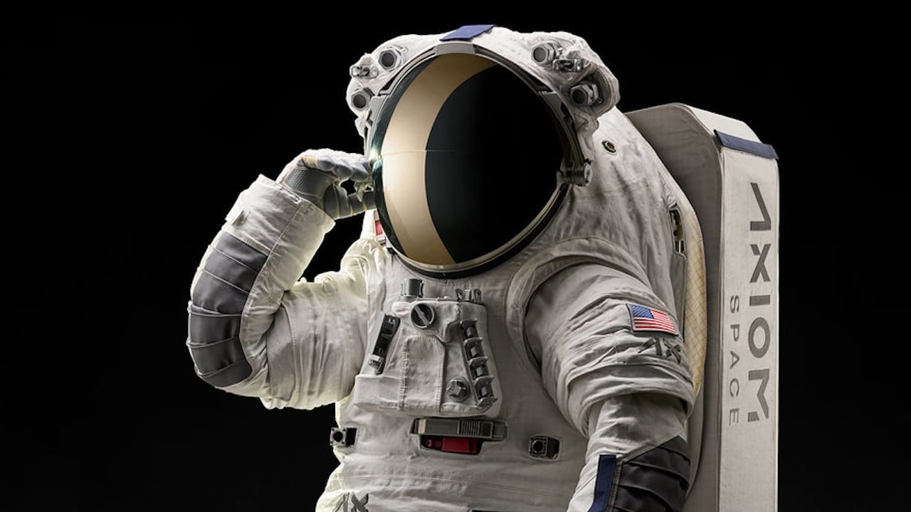 Astronauts Looking Through Gold-Colored Visors