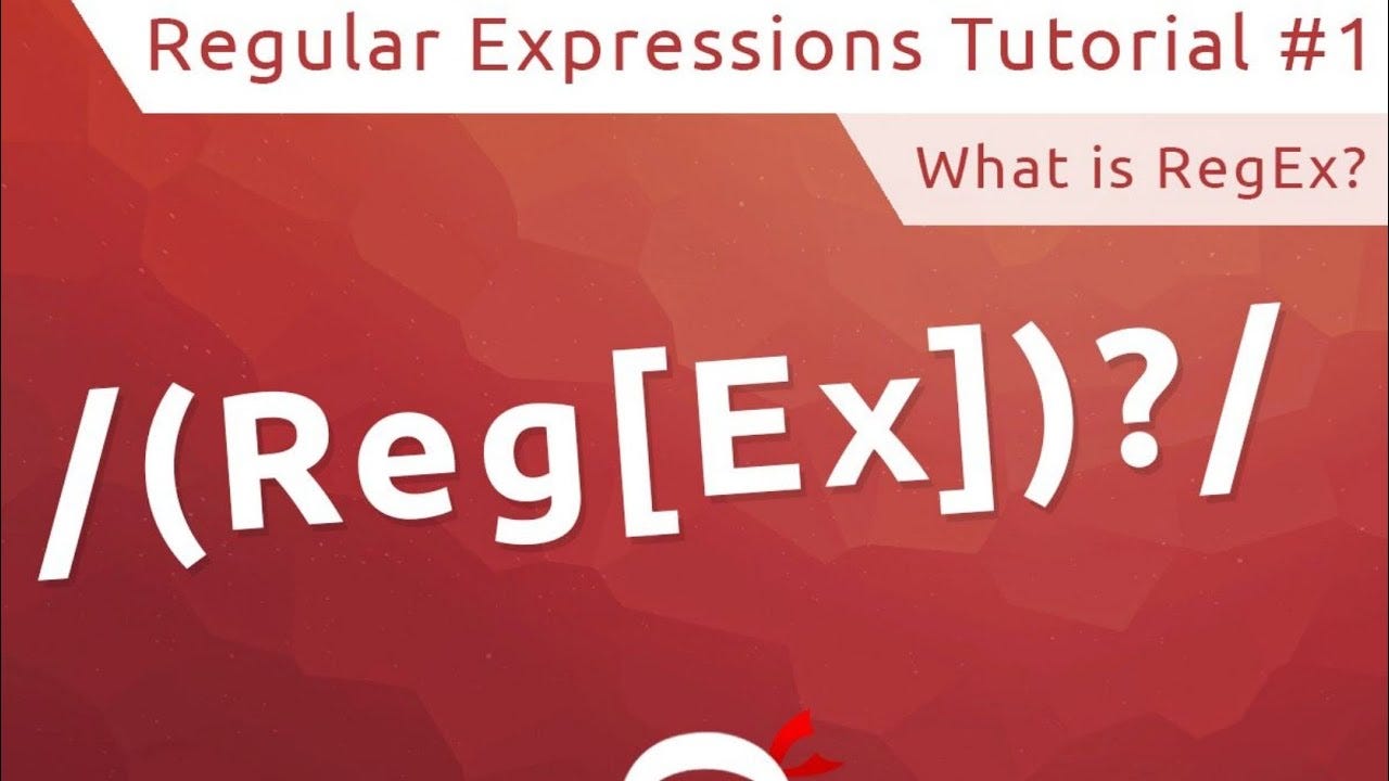 REGULAR EXPRESSION NOTES
