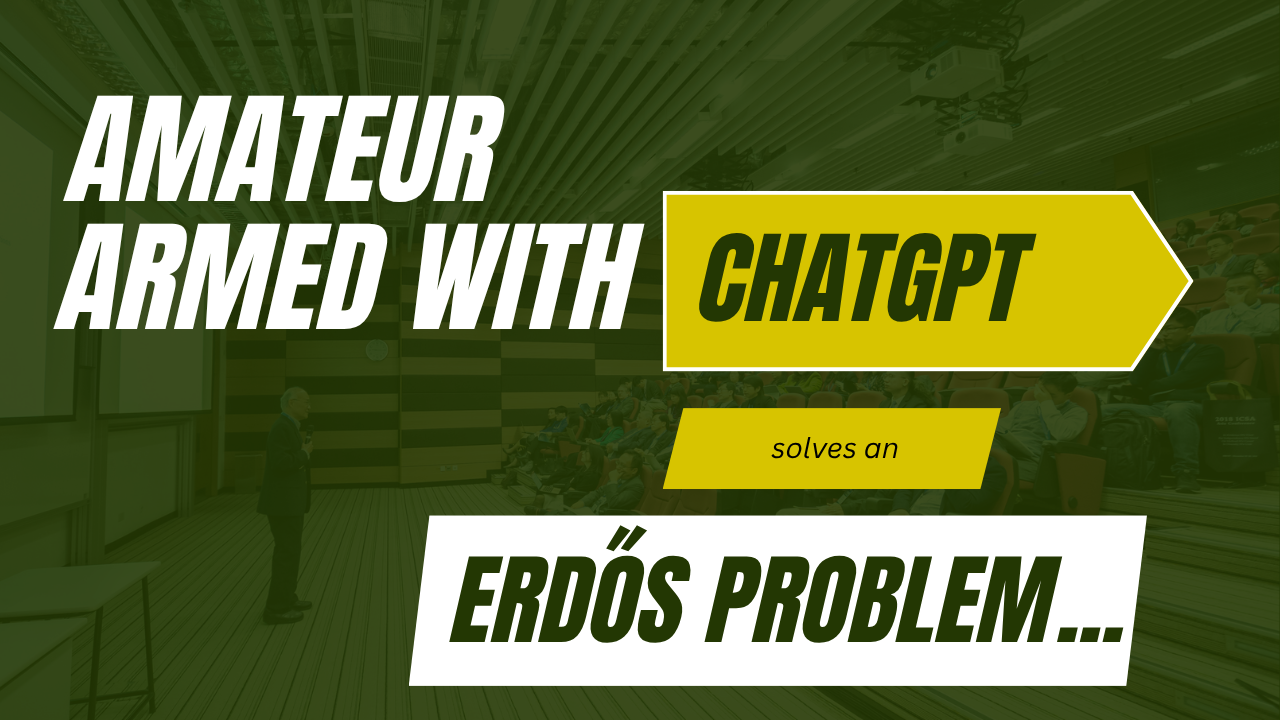 Amateur armed with ChatGPT solves an Erdős problem