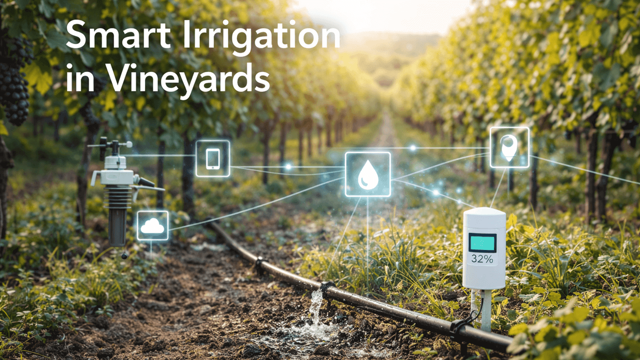 Smart Irrigation in Vineyards: How IoT Is Transforming Water Management
