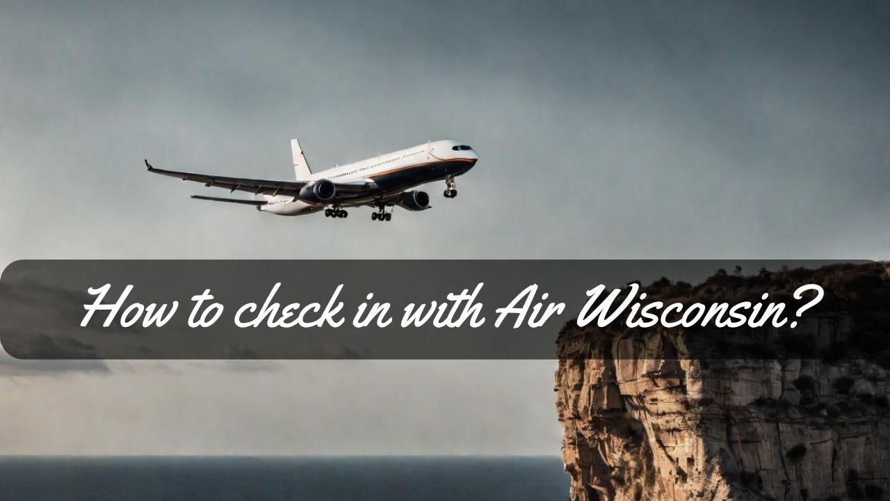 How to check in with Air Wisconsin-