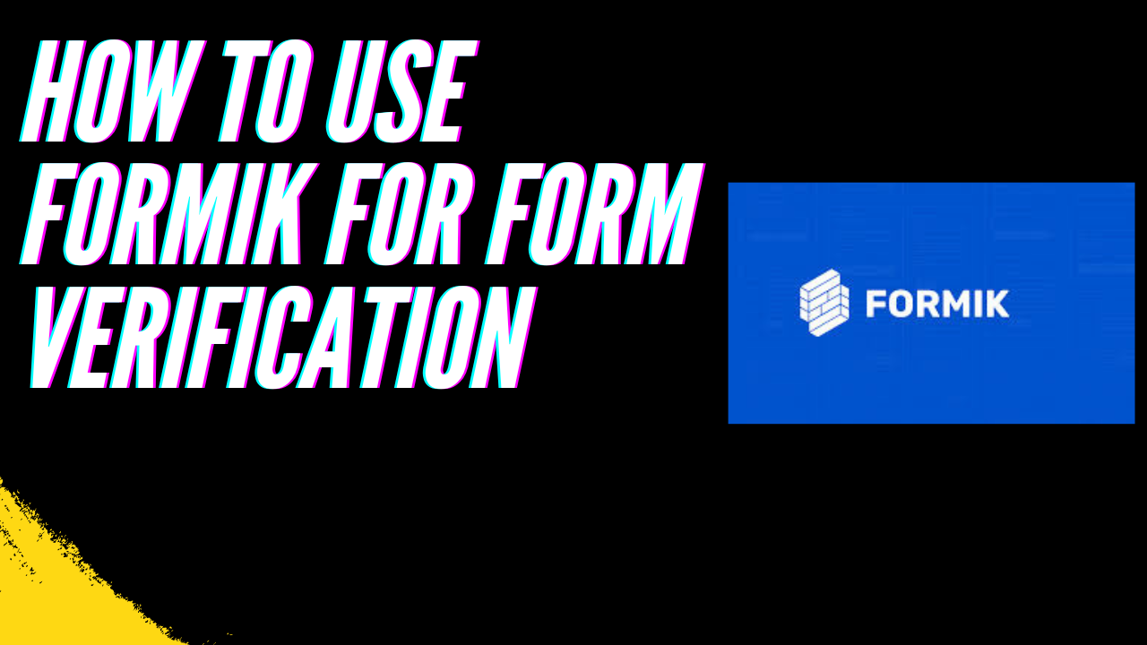 How To Verify Forms Using Formik in React js